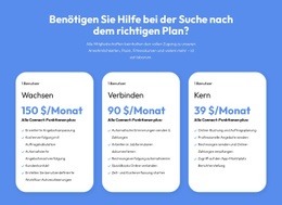 Flexible Pläne Für Jeden Kunden
