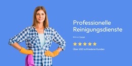 Professionelle Reinigungsdienste Website Design