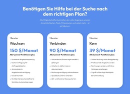 Flexible Pläne Für Jeden Kunden