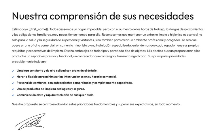 Cotización de consultoría personalizada Plantilla HTML
