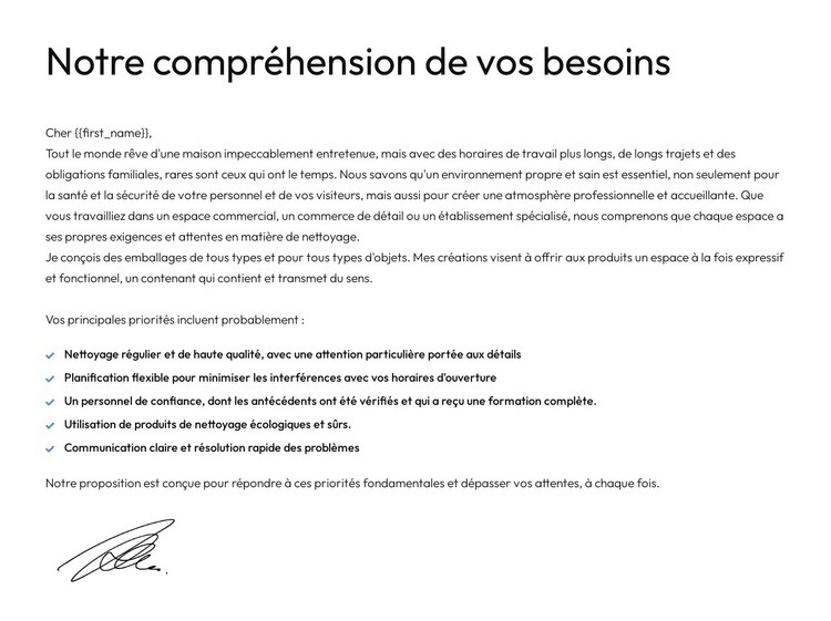 Devis de conseil personnalisé Maquette de site Web