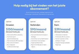 Flexibele Plannen Voor Elke Klant