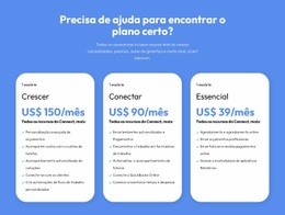 Planos Flexíveis Para Cada Cliente
