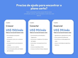Planos Flexíveis Para Cada Cliente