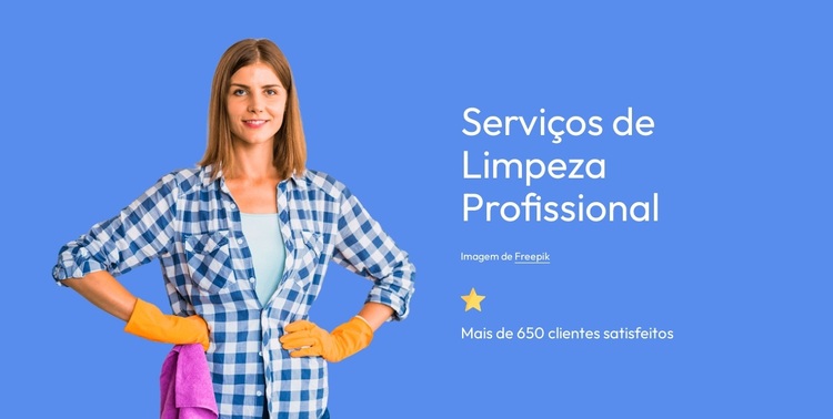Serviços de limpeza profissional Tema WordPress