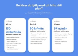 Flexibla Planer För Varje Kund
