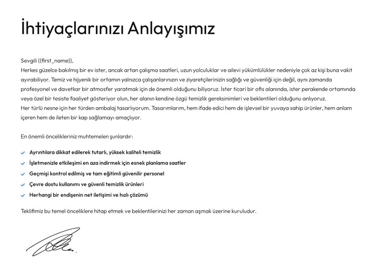 Özel danışmanlık teklifi CSS Şablonu