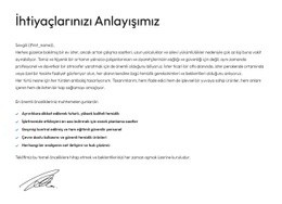 Özel Danışmanlık Teklifi