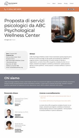 Centro di benessere psicologico Modelli