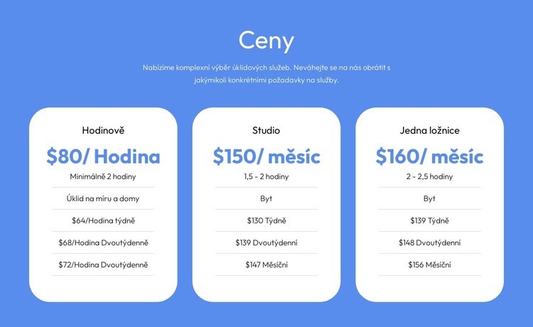 Cenově dostupná poradenská řešení Šablona HTML