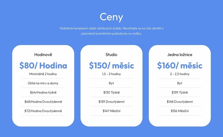 Cenově dostupná poradenská řešení Šablona