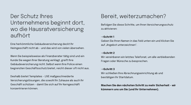 Intelligente Versicherung WordPress-Theme