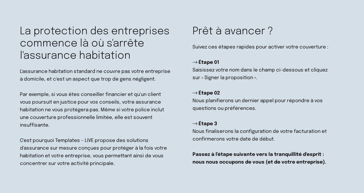 Assurance intelligente Thème WordPress