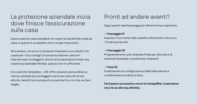 Assicurazione intelligente Modello