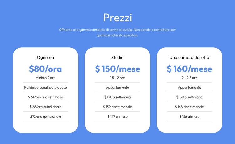 Soluzioni di consulenza convenienti Modello di sito Web