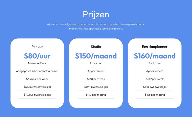 Betaalbare adviesoplossingen HTML-sjabloon