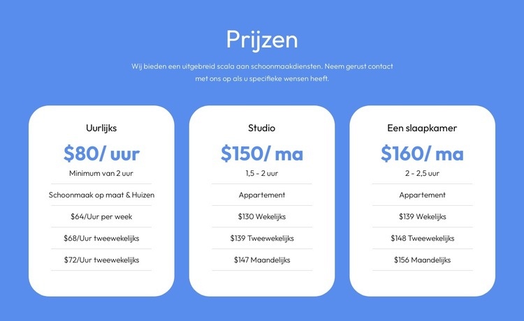 Betaalbare adviesoplossingen Sjabloon