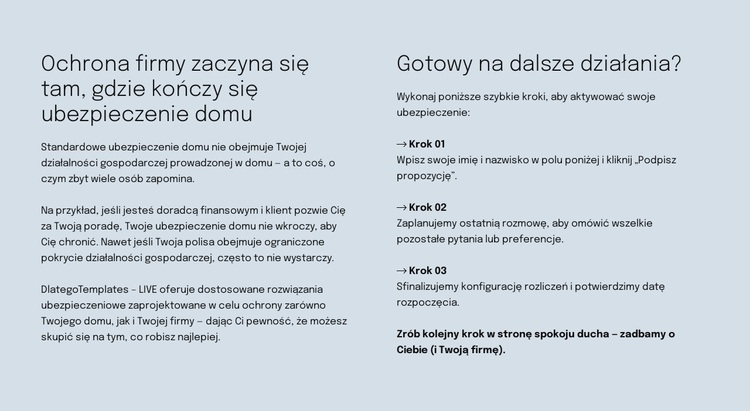 Inteligentne ubezpieczenie Motyw WordPress