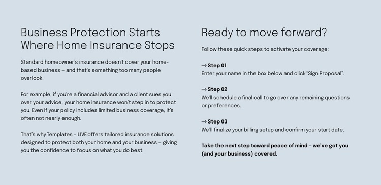 Smart insurance Template