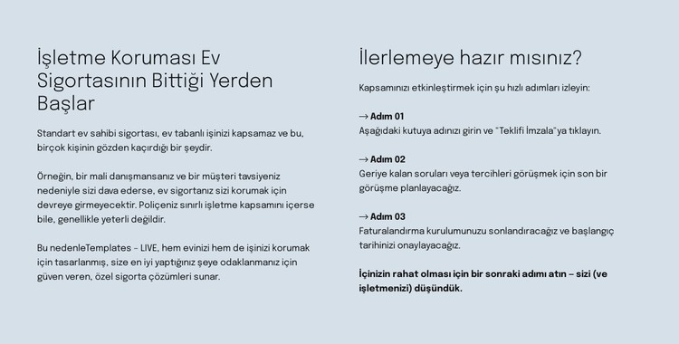 Akıllı sigorta CSS Şablonu