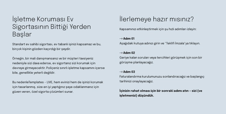 Akıllı sigorta HTML Şablonu