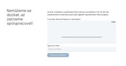 Kontaktní Formulář Pro Stránku S Nabídkami - Bezplatná Šablona