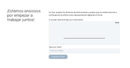 Formulario De Contacto Para La Página De Propuestas - Maqueta De Sitio Web Personalizada