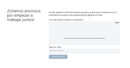 Formulario De Contacto Para La Página De Propuestas: Plantilla HTML5 Fácil De Usar