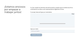 Funcionalidad De Diseño De Tema Para Formulario De Contacto Para La Página De Propuestas