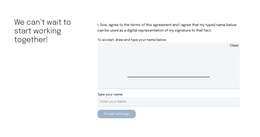 Contact Form For Proposal Page - Easy-To-Use HTML5 Template