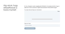 Kapcsolatfelvételi Űrlap Az Ajánlatkérési Oldalhoz - Ingyenes Sablon