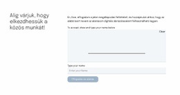 Kapcsolatfelvételi Űrlap Az Ajánlatkérési Oldalhoz - Egyszerű Webhelytervezés