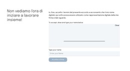 Modulo Di Contatto Per La Pagina Della Proposta - Modello Gratuito