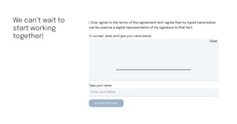 Contact Form For Proposal Page
