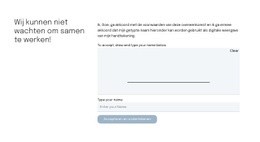 Contactformulier Voor De Voorstelpagina