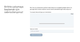 Teklif Sayfası Için Iletişim Formu