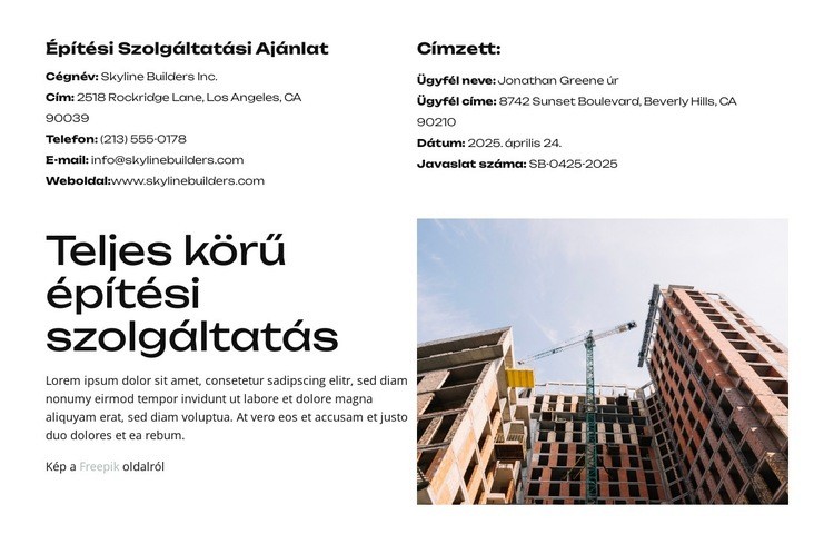 Optimalizálja az üzleti teljesítményt Sablon