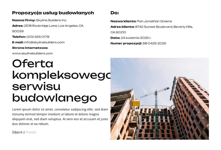 Optymalizacja wydajności biznesowej Szablon witryny sieci Web