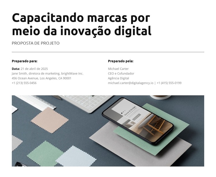 Aumente a produtividade da equipe Modelo HTML
