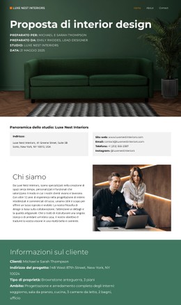 Interni di lusso Modelli CSS