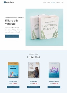 Modello HTML5 Multiuso Per Libreria