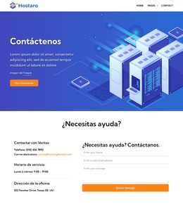 Hable con nosotros Temas de WordPress