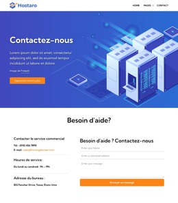Parlez-nous Modèles de sites Web
