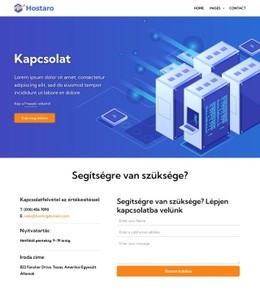 Beszéljen velünk HTML Sablonok