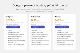 Piano Di Hosting Progettazione Di Siti Web