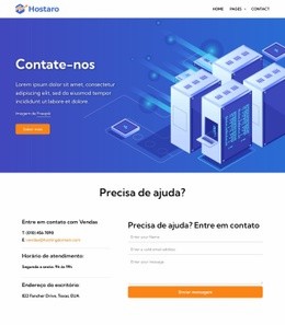 Fale conosco Modelos HTML5