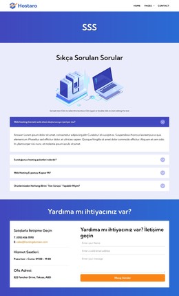 Sorularınızın Cevapları - Site Şablonu