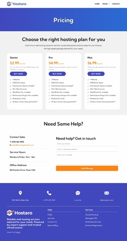 Python Website Templates | Nicepage