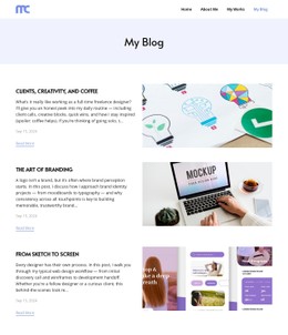 The hosting blog - CSS Template by Nicepage
