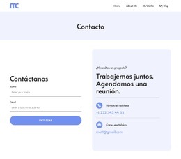 Contacte Con Nuestro Equipo: Página De Destino De Alta Conversión